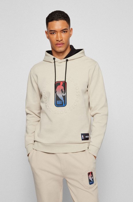 BOSS & NBA hooded sweatshirt with dual branding, NBA Generic