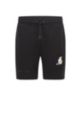 BOSS & NBA cotton-blend shorts with bold branding, NBA Lakers