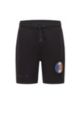 BOSS & NBA cotton-blend shorts with bold branding, NBA KNICKS