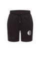 BOSS & NBA cotton-blend shorts with bold branding, NBA NETS