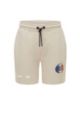 Short NBA & BOSS en coton mélangé avec logos audacieux, NBA Knicks