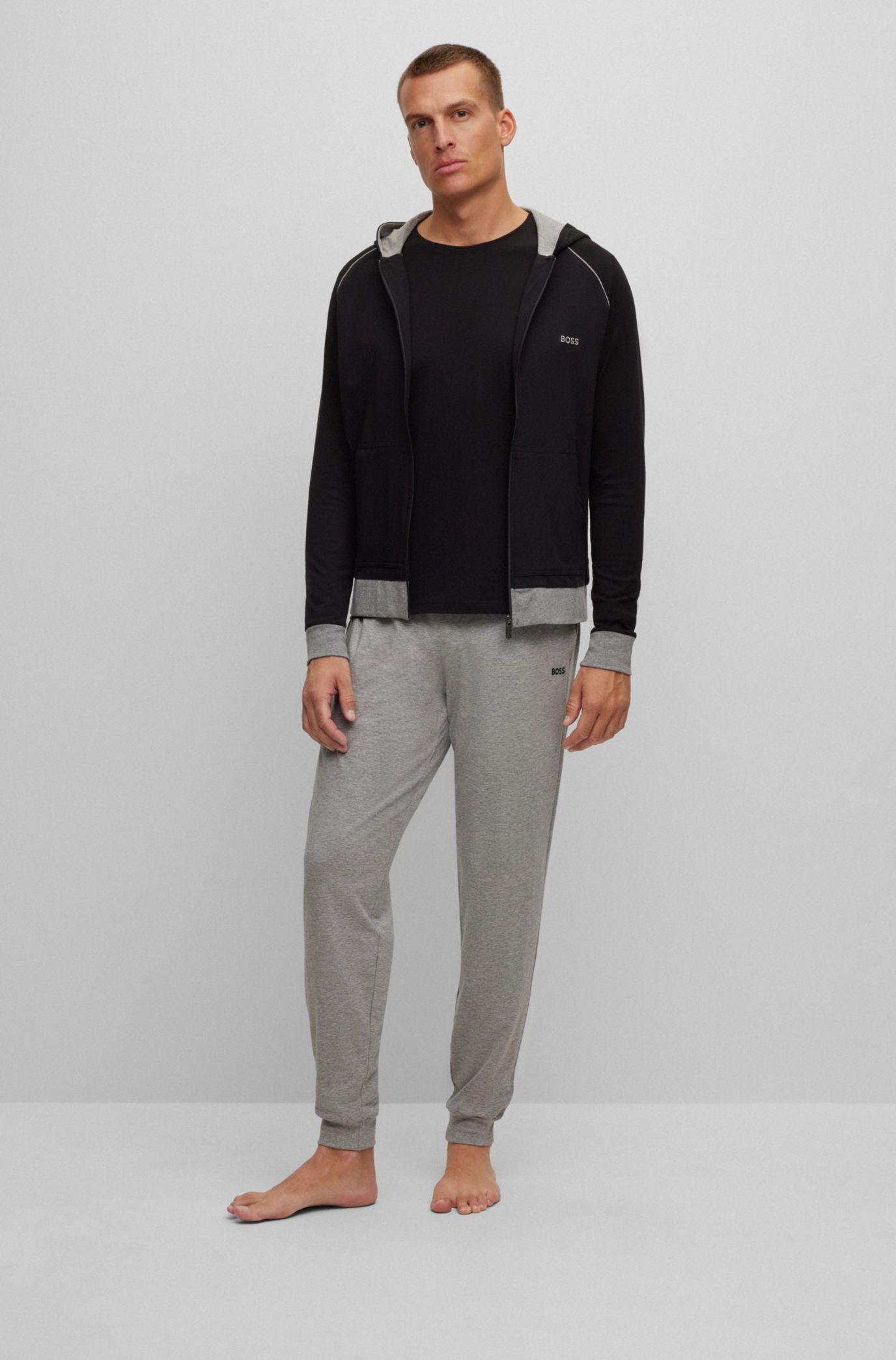 Hugo boss lounge store tracksuit grey