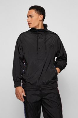 BOSS & NBA relaxed-fit sweatshirt with drawcord and exclusive branding , NBA Lakers