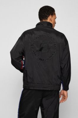 BOSS & NBA relaxed-fit sweatshirt with drawcord and exclusive branding , NBA Lakers