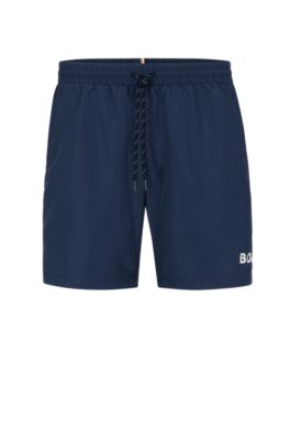 Navy hugo boss store swim shorts