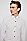 印花棉质平纹针织面料修身衬衫,  120_Open White