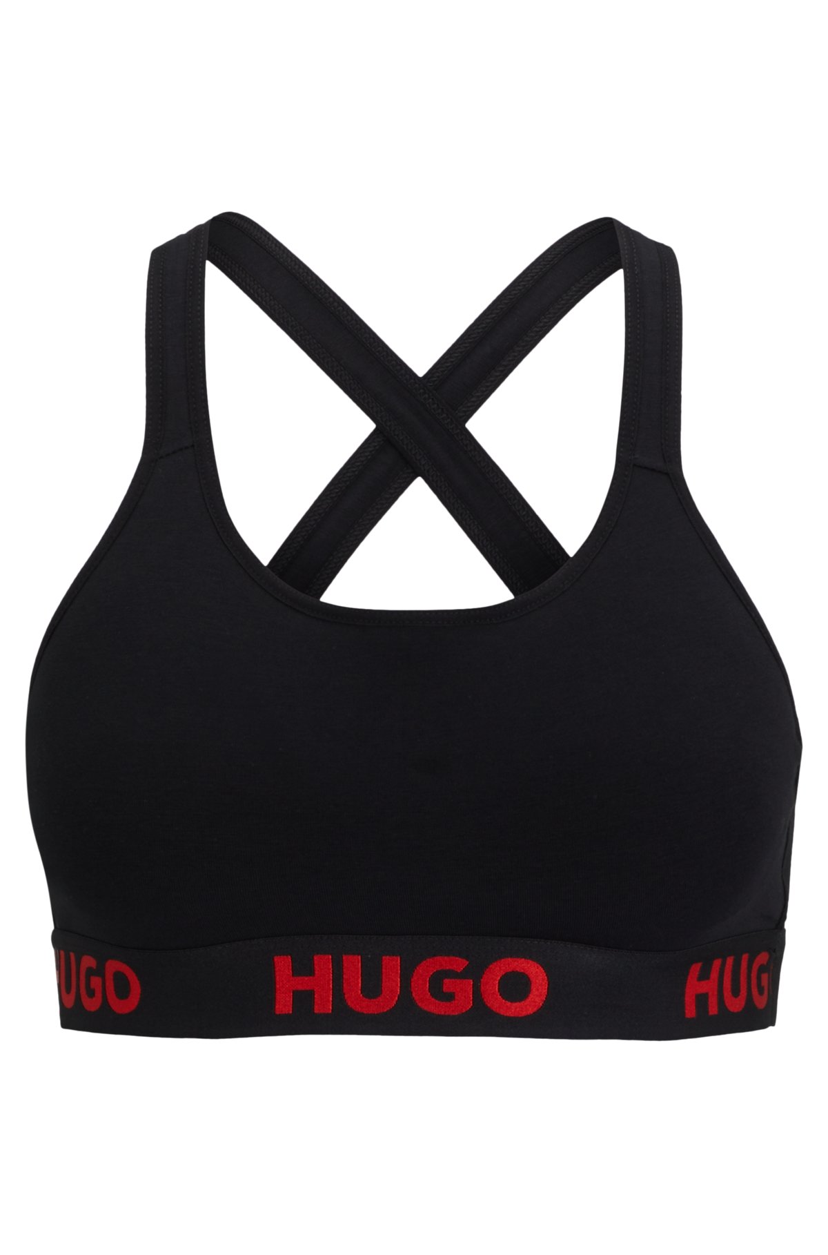 HUGO stretch Sports with bra repeat - logos in cotton