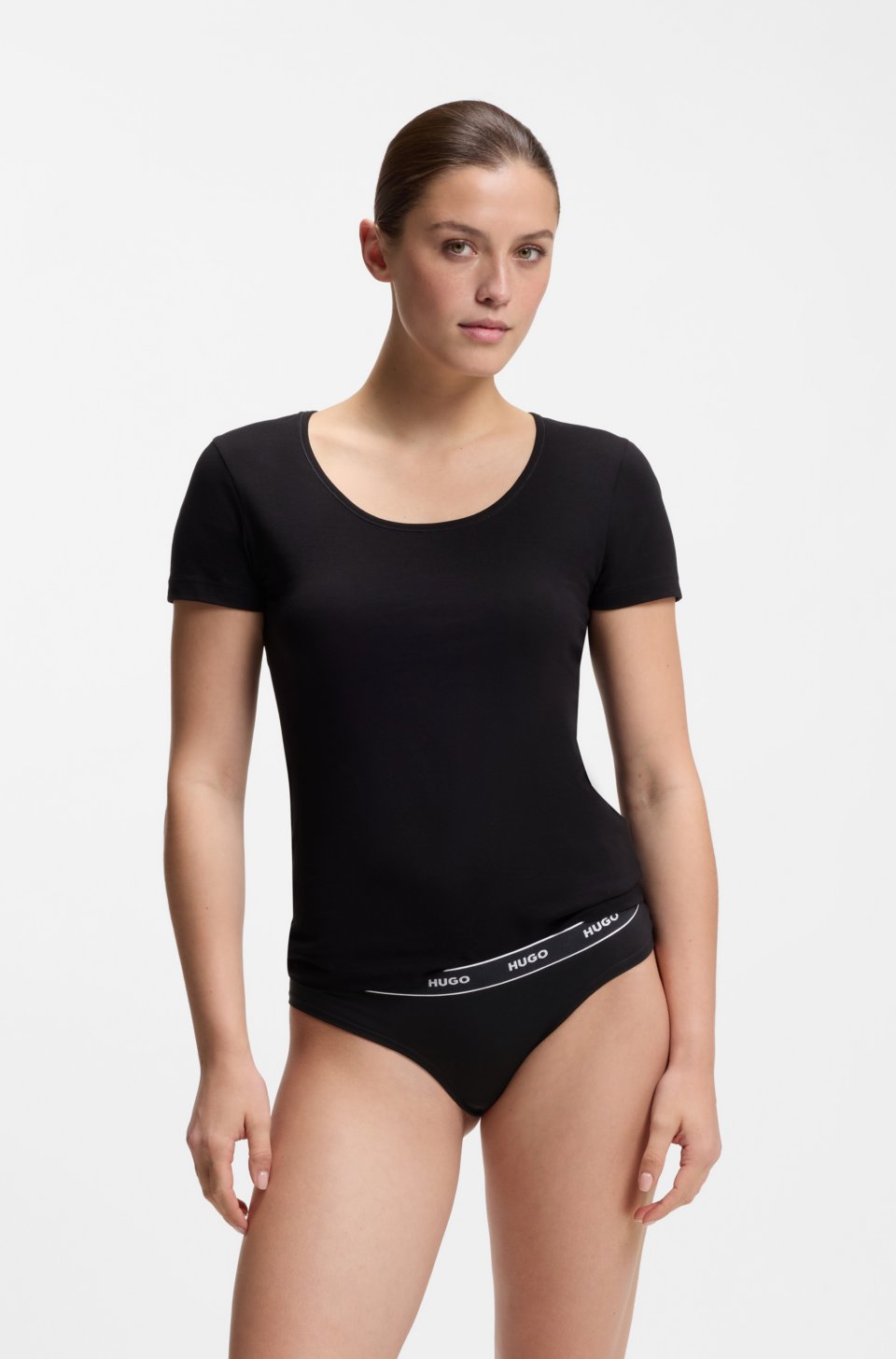 Stretch-cotton briefs