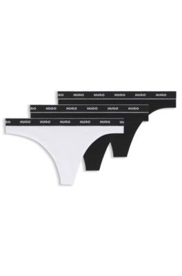 Logo-waistband briefs in stretch cotton 1