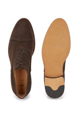 suede cap toe shoes
