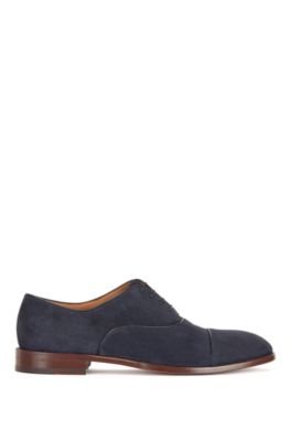 suede cap toe shoes