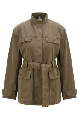 cotton canvas field jacket