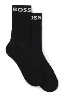 Two-pack of regular-length socks in stretch fabric 1