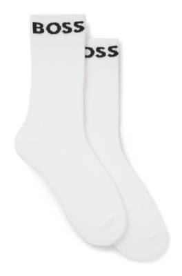 Two-pack of regular-length socks in stretch fabric 1
