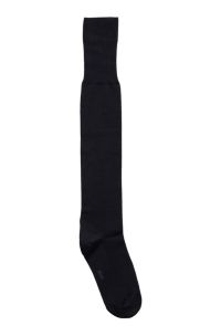Calcetines por la rodilla en algodón egipcio mercerizado con elástico, Azul oscuro