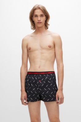 hugo boss woven boxer shorts