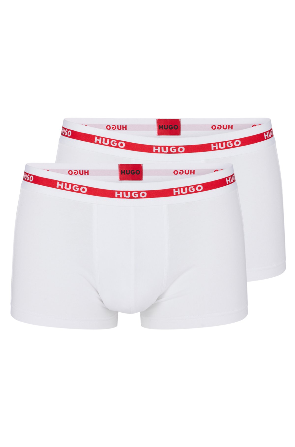 liter Ønske Tæmme HUGO - Pakke med to underbukser i bomuldsstræk med logo-linning