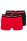 HUGO 雨果徽标装饰裤腰弹力棉质短裤两条装,  622_Bright Red