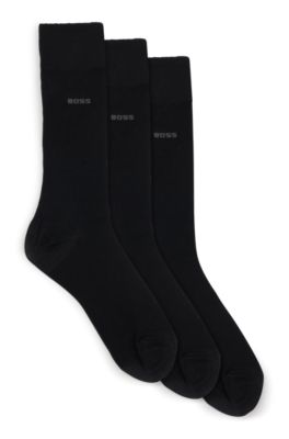 Three-pack socks of BOSS - fabric regular-length in stretch