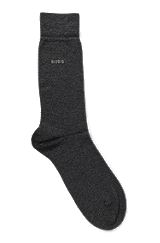 Regular-length socks with anti-bacterial finish, Dark Grey