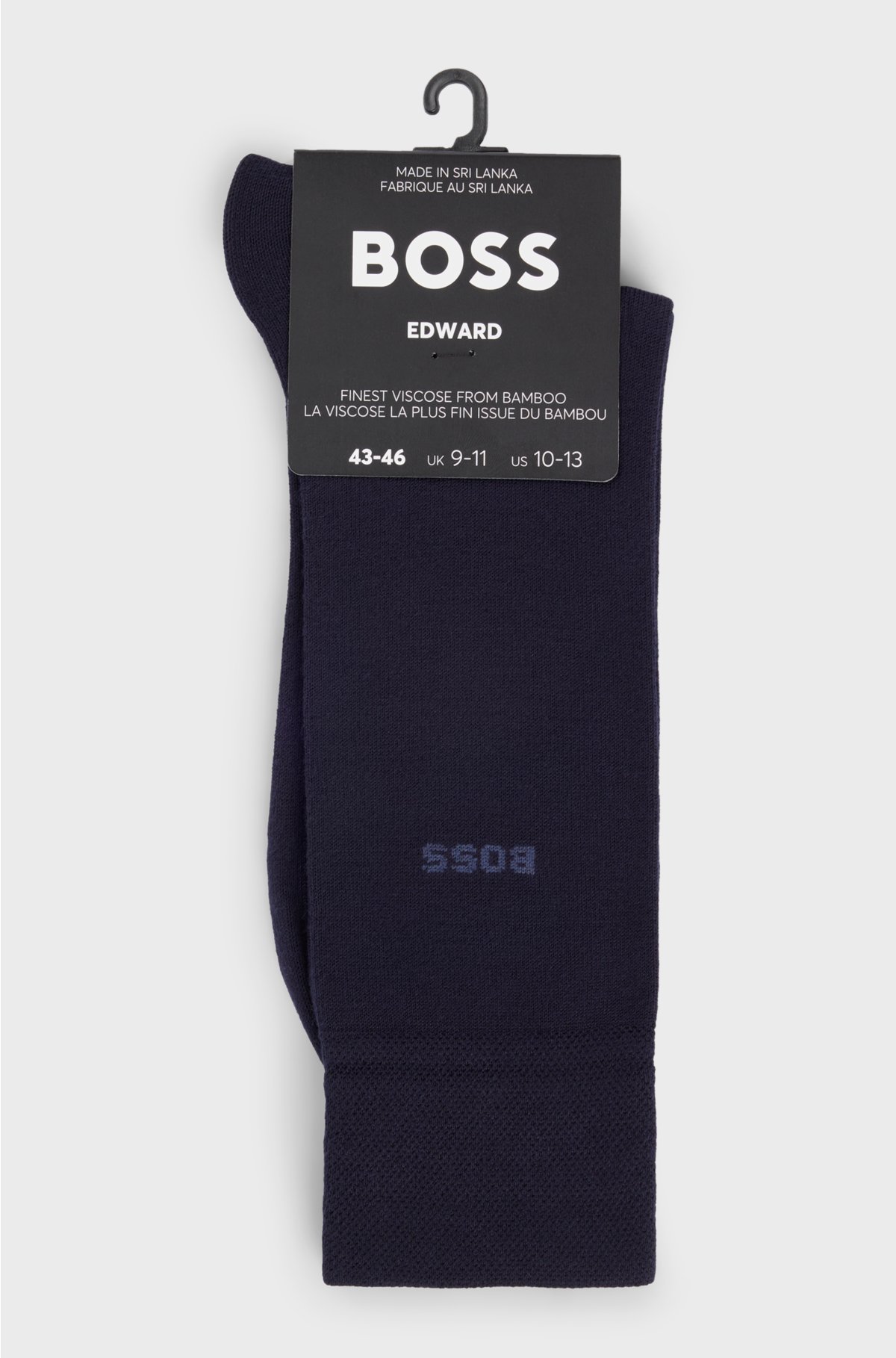 Regular-length socks with anti-bacterial finish, Dark Blue