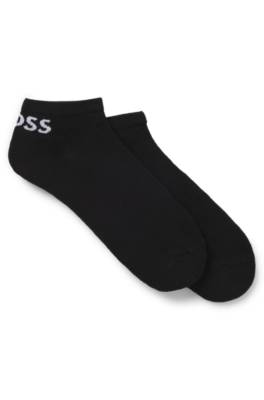 Two-pack of ankle-length socks in stretch fabric 1