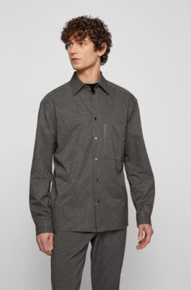 Shirts in Grey by BOSS | Men