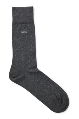 BOSS - Regular-length socks in a mercerised-cotton blend