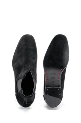 hugo boss chelsea boots suede
