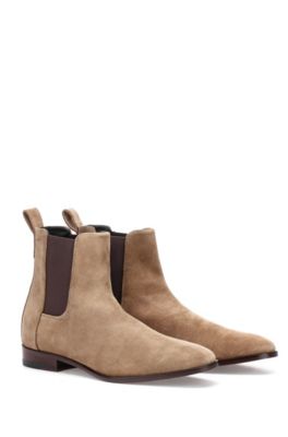hugo boss chelsea boots suede