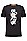 徽标艺术图案装饰棉质平纹针织 T 恤,  001_Black