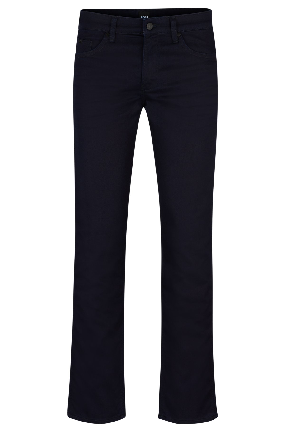 BOSS Slim-fit jeans blue-black comfort-stretch denim