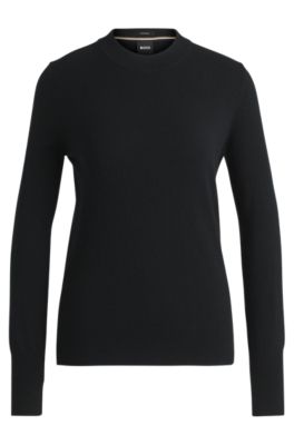 CHUNKY PURE CASHMERE CREW-NECK JUMPER  Crew neck jumper, Pure products,  Cashmere