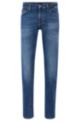 Regular-fit jeans van blauw comfort-stretchdenim, Donkerblauw