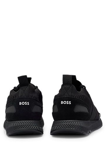 BOSS 博斯套袜运动鞋,  001_Black