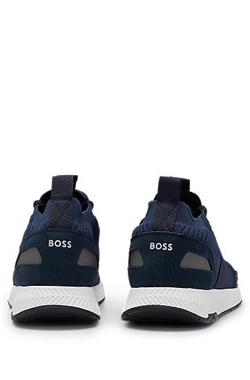 BOSS 博斯套袜运动鞋,  401_Dark Blue