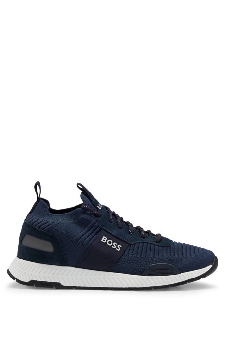 Sock trainers with REPREVE® uppers, Dark Blue