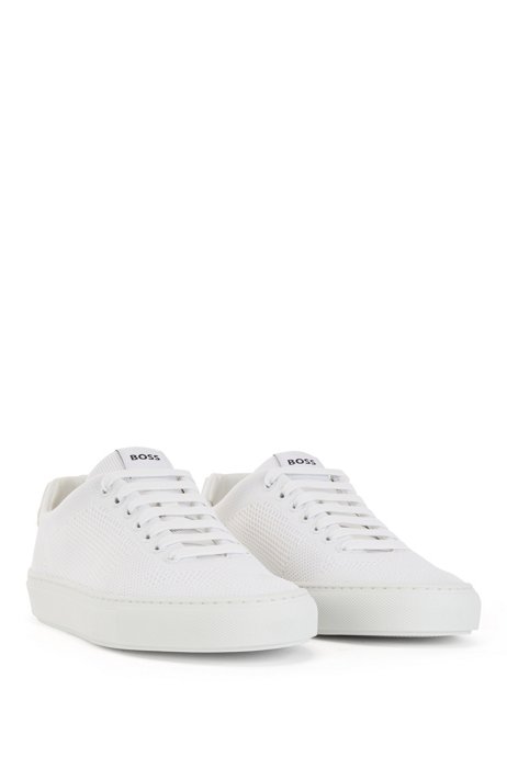 Strick-Sneakers mit REPREVE®, Weiß