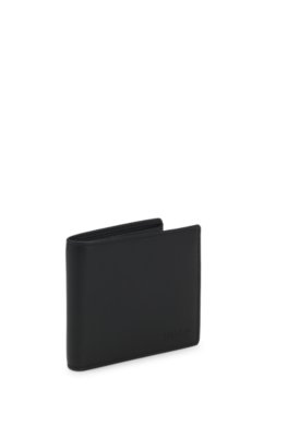 Hugo Bifold wallet in smooth leather with embossed logo plånböcker herr – bild 3