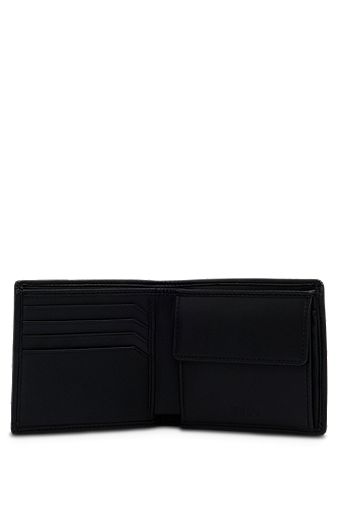 Calvin Klein Men's Leather Billfold Wallet, Navy, One Size at  Men's  Clothing store