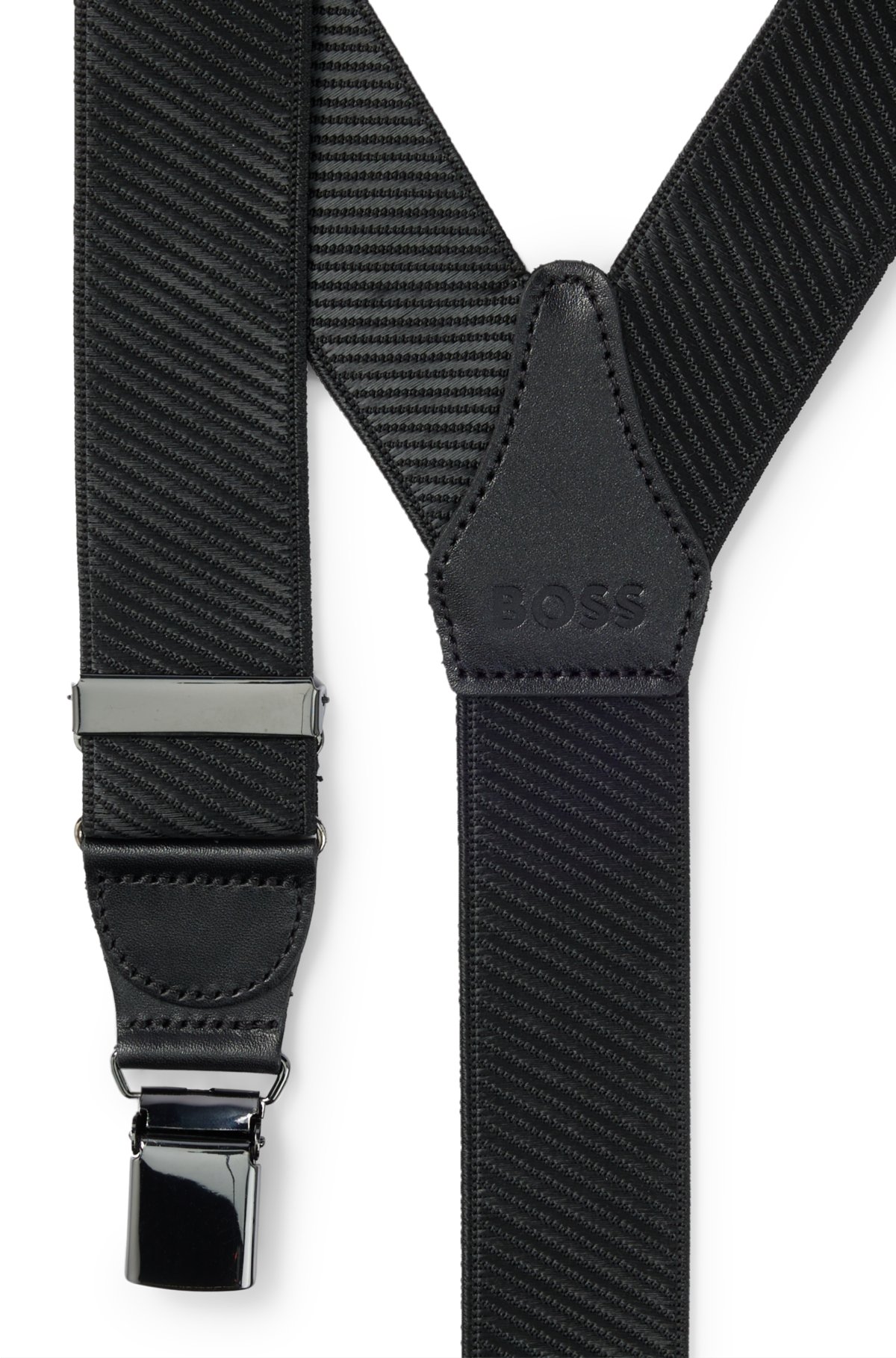 Black Clip-On Braces