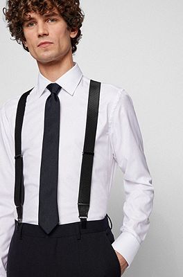 Brooks brothers braces / suspenders, Men's Fashion, Tops & Sets, Formal  Shirts on Carousell