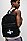 网虫徽标印花款可再生材料背包,  001_Black