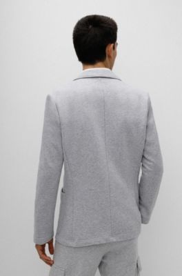 hugo boss cotton jersey blazer