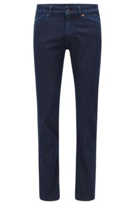 BOSS - Slim-fit jeans in blue comfort-stretch denim