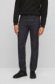 Regular-fit jeans in blue stretch denim, Dark Blue