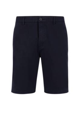 Hugo Slim-fit Chino Shorts In Stretch-cotton Gabardine