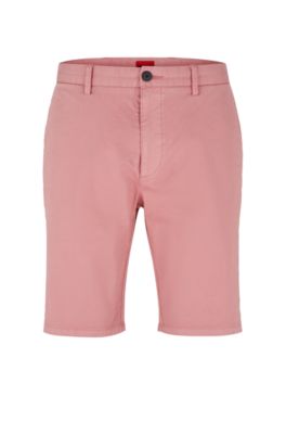 Mens pink 2024 chino shorts