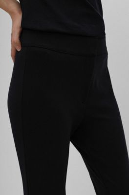 Black Tight Fitted Trousers