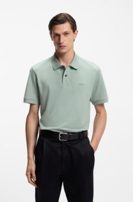 G&uuml;rtel aus italienischem Leder mit Logo-Gravur auf der Schlie&szlig;e, Schwarz